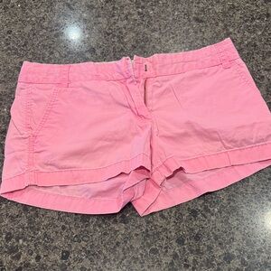 J. Crew Pink High-Rise Cotton Shorts